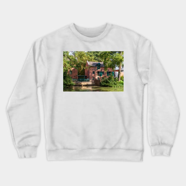 Delmenhorst; Park; park area; graft; watermill Crewneck Sweatshirt by Kruegerfoto